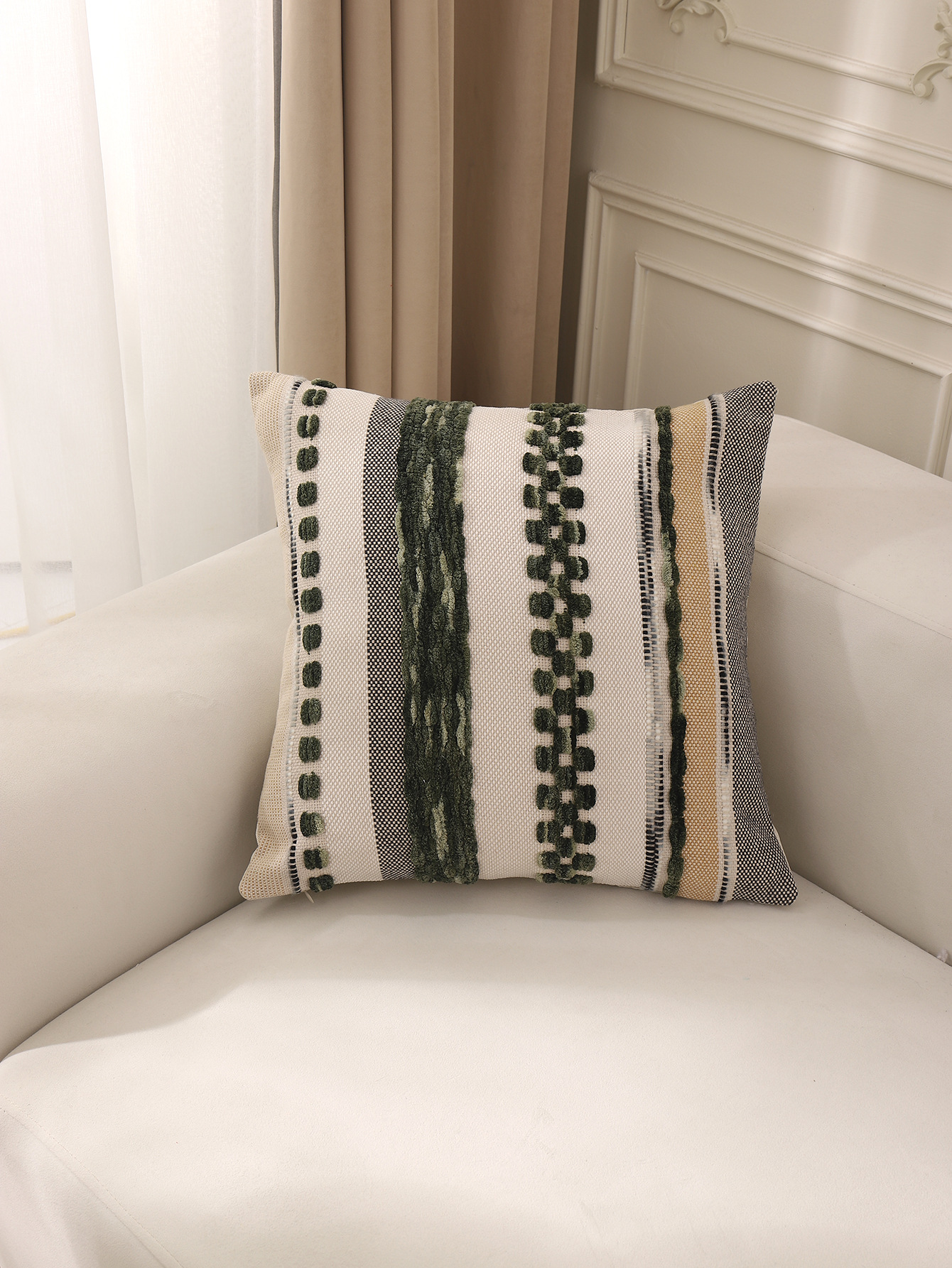 Jacquard Throw Pillow